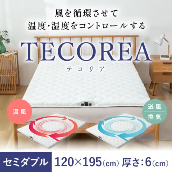 画像1: 多機能マットレス TECOREA/テコリア セミダブル120×195(cm) 厚さ：6cm (1)